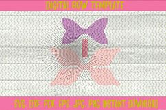 3D Hair Bow Template. Svg. Dxf. Pdf. Eps. Jpg. Png Product Image 2