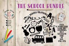 The School Bundle - School Back to School Cut Files Product Image 5