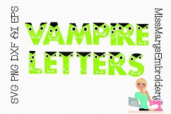 Vampire Sayings SVG Cutting File PNG DXF Product Image 1