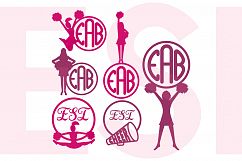 Cheer Monogram Designs Set Product Image 1