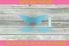 Halloween Pinch Batwing Hair Bow Template Product Image 2