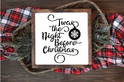 Christmas SVG Cut File - The Night Before Christmas SVG DXF Product Image 2