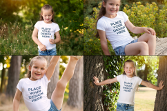 Girls T-shirt Mock-up Product Image 4