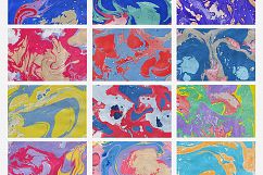 Bright Marble&amp;Watercolor Backgrounds Product Image 2