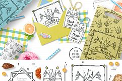 Little King Invitation Set - Kids and boys Product Image 2