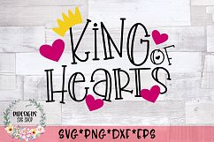 King Of Hearts SVG Cut File Product Image 1