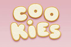 Cookies Text Effect Photoshop Action Product Image 3