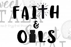 Faith and Oils-Instant digital download Product Image 1