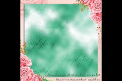 42 Mint and Teal Metallic Foil Texture Digital Papers Product Image 5