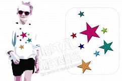 Star Machine Embroidery Design 3 Sizes Product Image 1