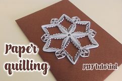 Quilling pattern &amp; step-by-step diagram guided tutorial  (QD12) Product Image 1