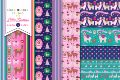 Little Llamas Digital Paper Product Image 2