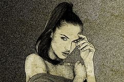 Ink Drawing Photoshop Action Product Image 3