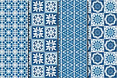 Blue Morocco Ethnic seamless patterns Product Image 5