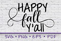 Happy fall, Happy Fall svg, Fall svg, Svg sayings, Sayings Product Image 1