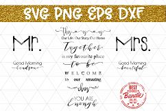 Couple SVG Bundle, Love Home Decor, Marriage, EPS PNG DXF Product Image 1