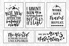 Adventure &amp; Travel Quote SVG Cut File Bundle Product Image 4