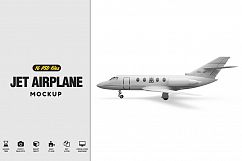 Jet Airplane Mockup Product Image 1