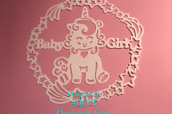 3 x UNICORN Baby Papercutting Templates Product Image 2