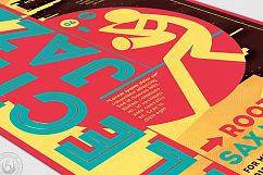 Electro Jazz Flyer Template Product Image 6