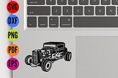  HotRod Classic Truck  SVG Cutting File  Product Image 4