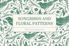 Songbirds and Floral patterns Product Image 1