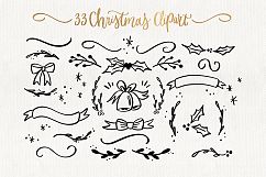 Merry Christmas SVG bundle quotes &amp; clipart  Product Image 5
