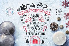 Santa&#039;s Bag, From Santa, Santa Claus Christmas Cut File Product Image 1