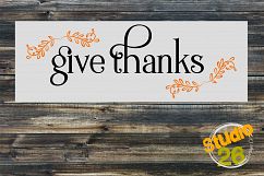 Give Thanks SVG Product Image 1