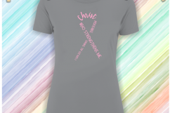 Awareness SVG Breast Cancer SVG Pink Ribbon SVG Philippians Product Image 2