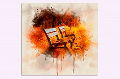 Autumn in watercolor for Print Product Image 2
