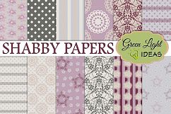 Shabby Digital Papers Product Image 1