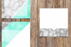 Marble and Aqua Foil Instagram Template Pack Product Image 4