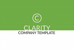 Clarity Company Minimal PowerPoint Template Product Image 1