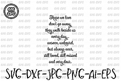 Those we love don't go away SVG, DXF, JPG, PNG, AI, EPS Product Image 1