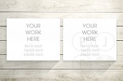 canvas mockup, Scandinavian mockup, canvas 8x10 Product Image 5