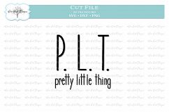 Pretty Little Thing - SVG DXF PNG Product Image 1