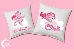 Magical Pink Unicorns clipart, graphics, illustrations AMB-1380 Product Image 2