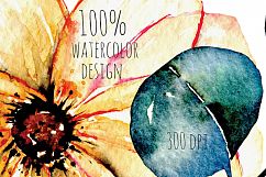 Arizona. Flower watercolor clip art. Product Image 9