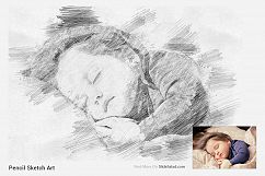 Pencil Sketch Art Photoshop Action Product Image 15