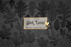 Black Leaf Clipart Product Image 2