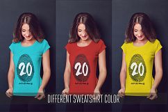 20 Top Girls T-Shirt Mock-Up Product Image 4