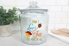 I Love Fall the Most SVG - Fall SVG Cut File - DXF EPS PNG Product Image 8