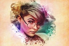 Watercolor Photoshop PSD Template Product Image 3