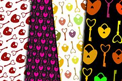 24 Valentine Seamless Patterns Product Image 7