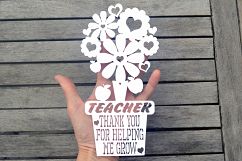 Teacher Paper Cut SVG / DXF / EPS Files Product Image 2