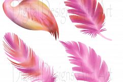 Pink flamingo clipart Product Image 4