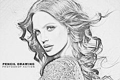 Pencil Drawing Photoshop Action Product Image 6
