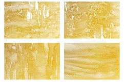 Watercolor Textures White and Gold Product Image 10