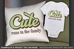 Cute Runs In The Family Svg - Cute SVG - Family SVG - 1024 Product Image 2